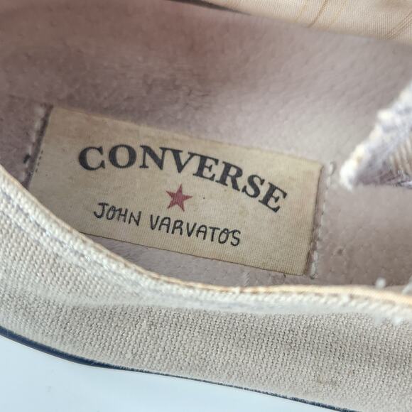 Converse Chuck Taylor John Varvatos Slip On No Lace Sneakers Unisex Tan M8 W10 - Picture 5 of 9